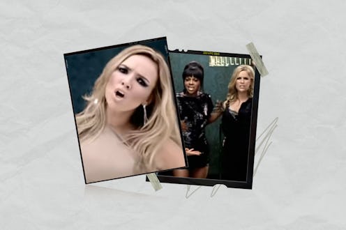 Girls Aloud x Sugababes, "Walk This Way" video still
