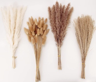 ANPROOR Dried Pampas Grass Decor (100-Piece Set)