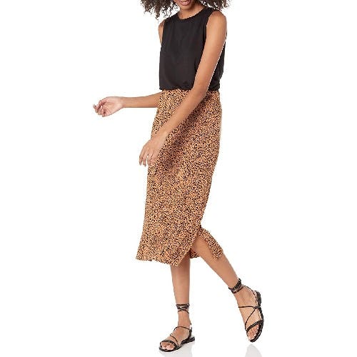 Amazon Essentials Pull-On Knit Midi Skirt