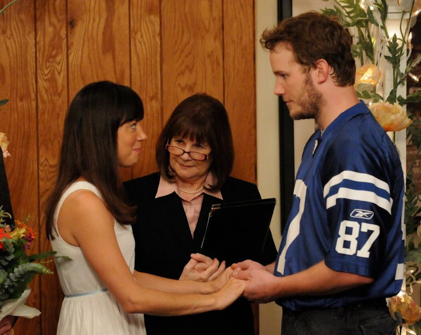 April Ludgate and Andy Dwyer's wedding, a source for Parks and Rec love quotes
