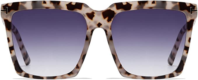 AIEYEZO Oversized Square Sunglasses