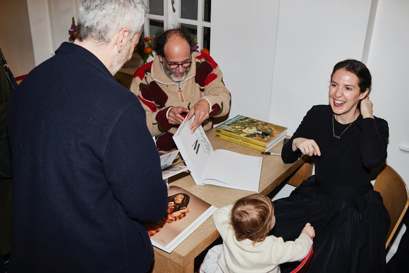 Editor in Chief of W Sara Moonves and Luca Guadagnino.