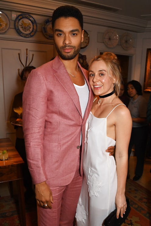 Rege-Jean Page and Emily Brown at Chanel's pre-BAFTAs dinner, 2023