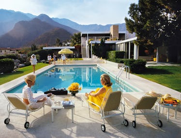 A desert house designed by Richard Neutra for Edgar J. Kaufmann, Palm Springs, California, January 1...