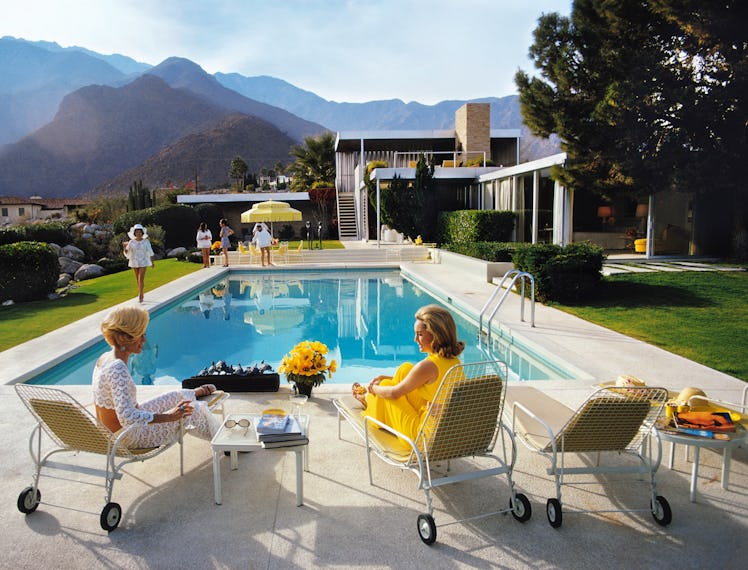 A desert house designed by Richard Neutra for Edgar J. Kaufmann, Palm Springs, California, January 1...
