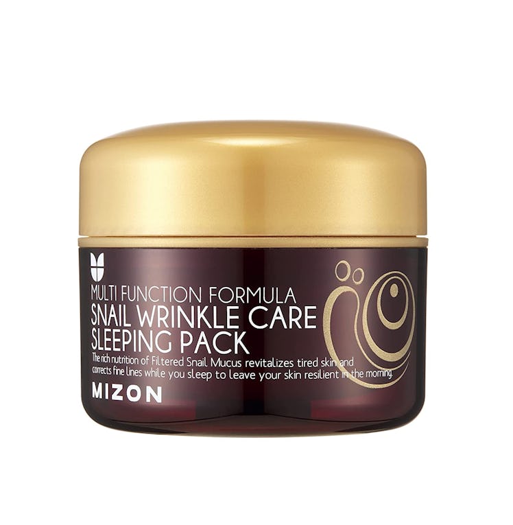 mizon snail wrinkle care sleeping pack is the best mizon snail mucin face mask product