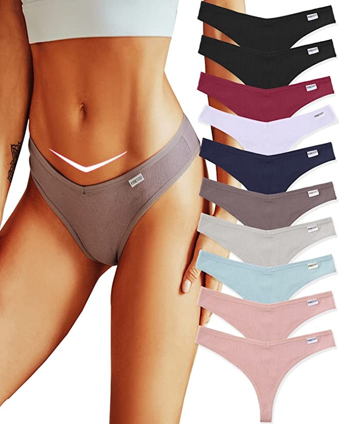 Finetoo Cotton Thong (10-Pack)