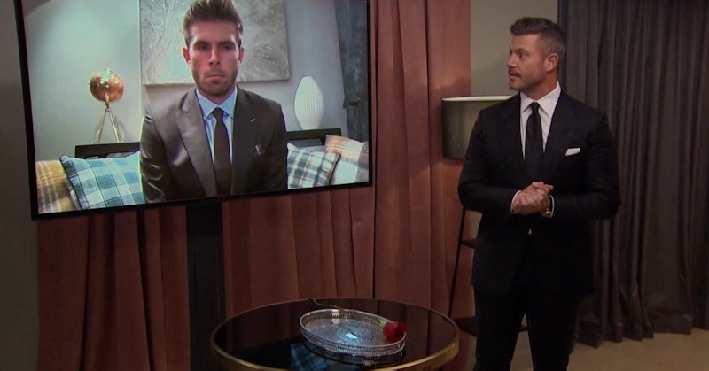 During the Feb. 20 episode of 'The Bachelor,' Zach got COVID — prompting the show's first virtual ro...
