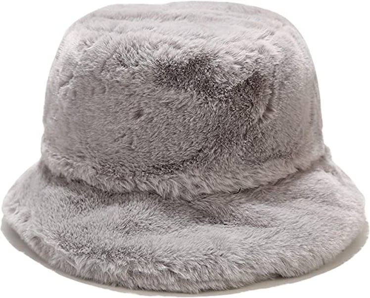 Umeepar Faux Fur Bucket Hat