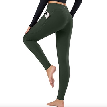 BALEAF Fleece Lined High Waisted Leggings 