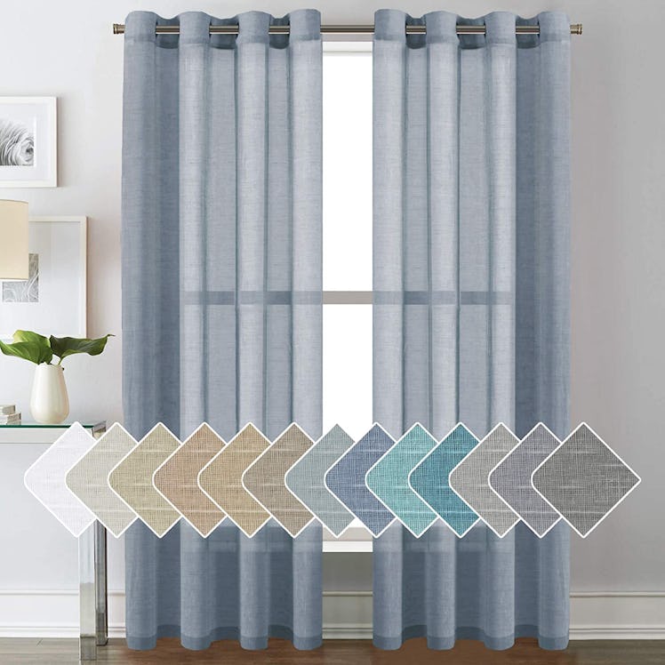 H.VERSAILTEX Linen Curtains (2 Panels)