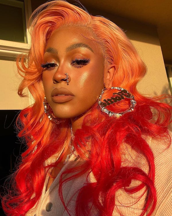 Try two-tone red & orange gemini hair.