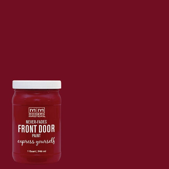Modern Masters Passionate Front Door Paint Water-Based Exterior Enamel