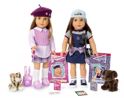 Nicki and Isabel are from 1999 in the new American Girl historical doll collection.