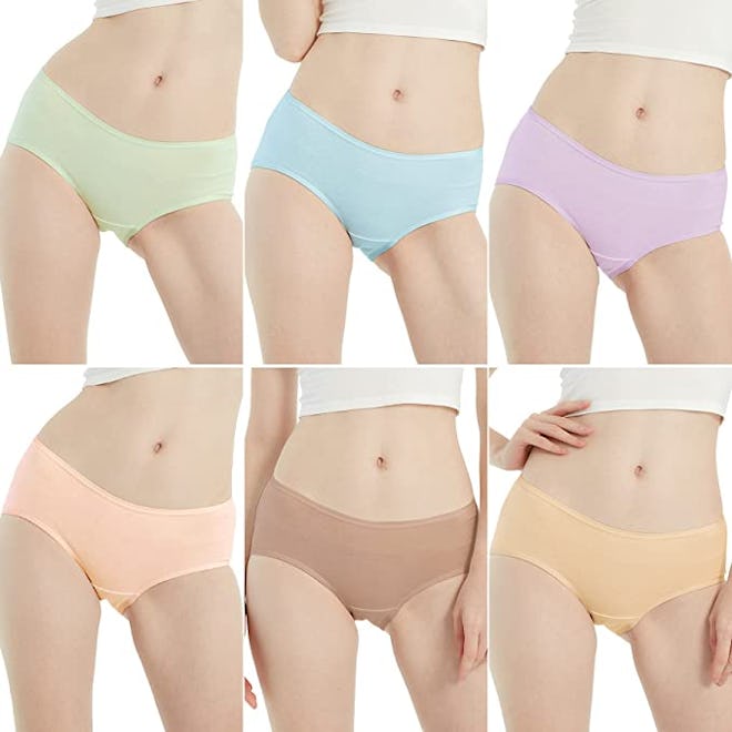 INNERSY Underwear Cotton Hipster (6-Pack)