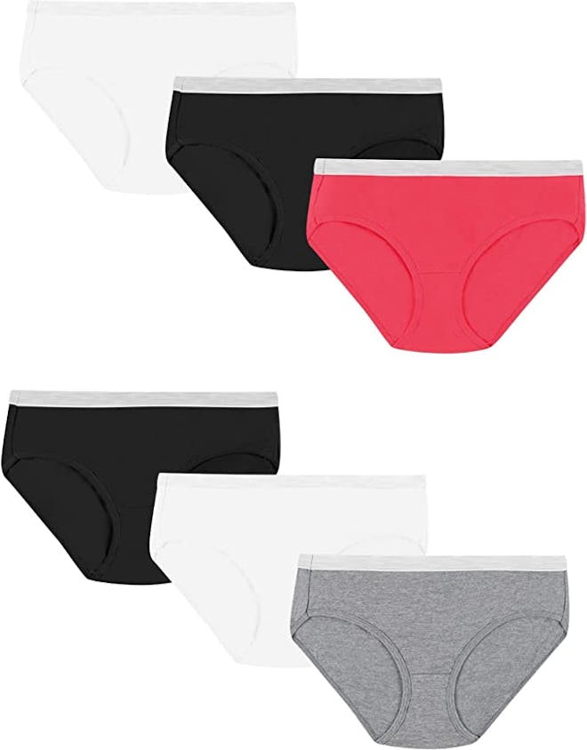 Hanes Sporty Hipster Panties (6-Pack)