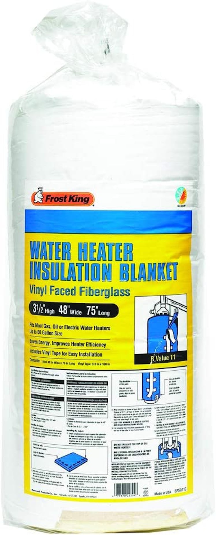Frost King All Season Water Heater Insulation Blanket