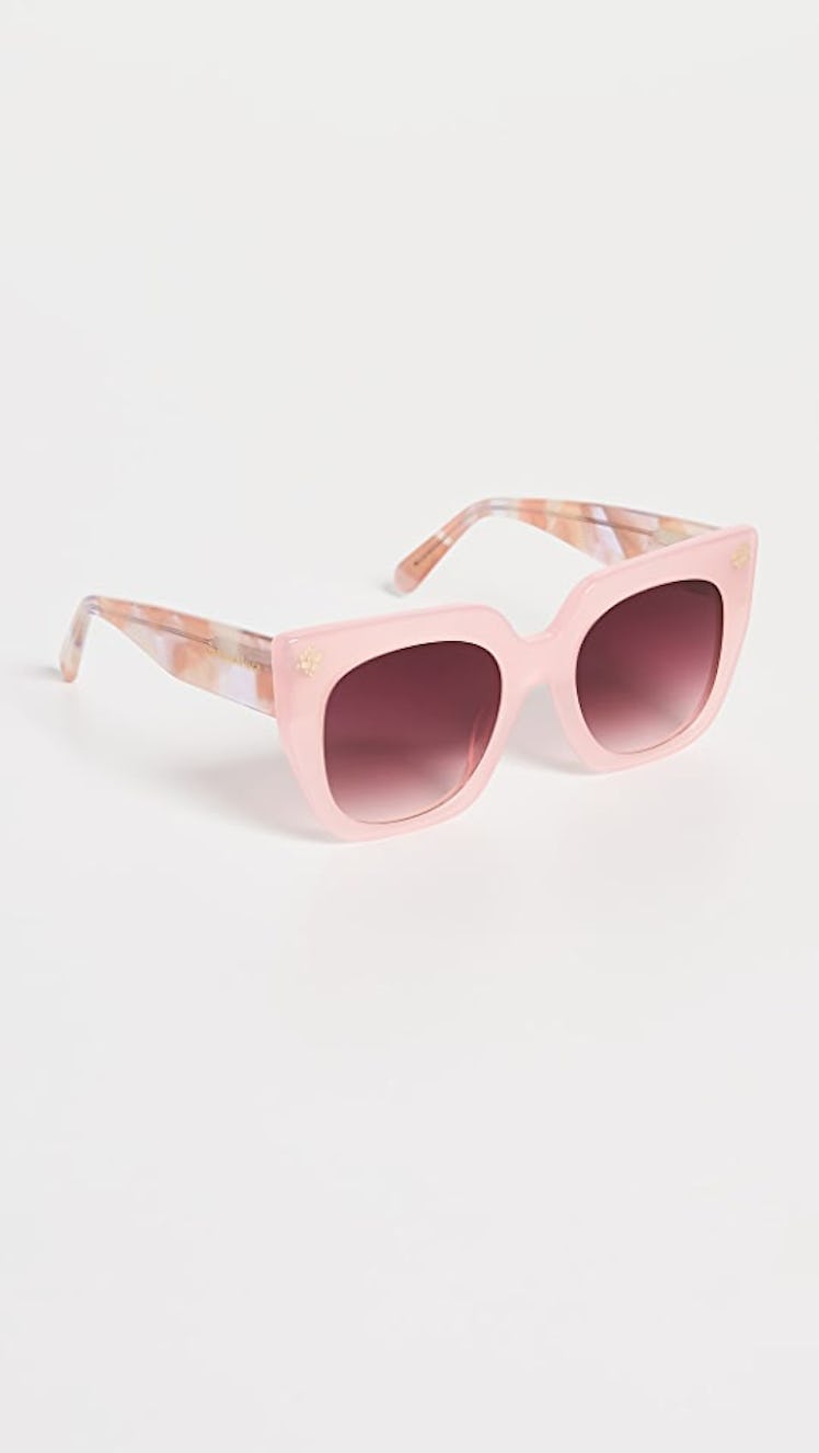 LoveShackFancy Triana Square Sunglasses  