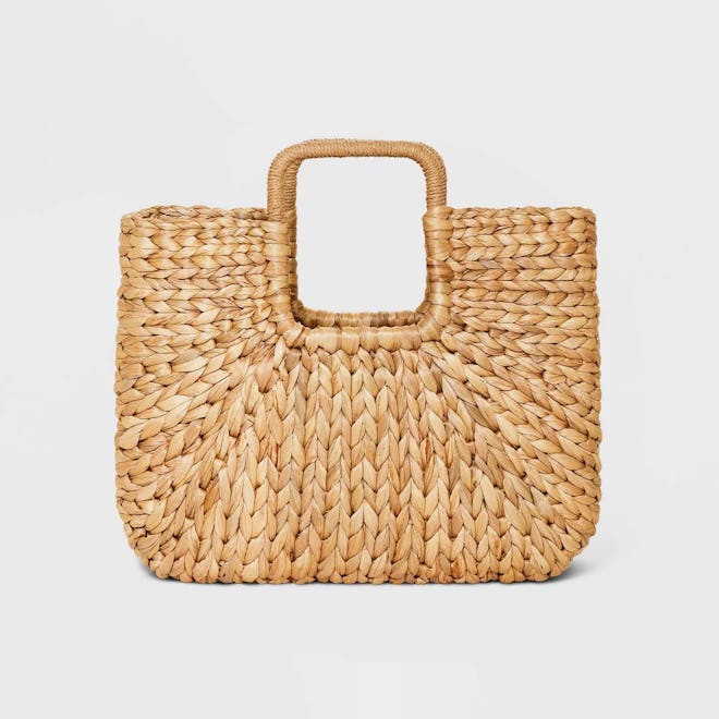 Straw Tote Handbag