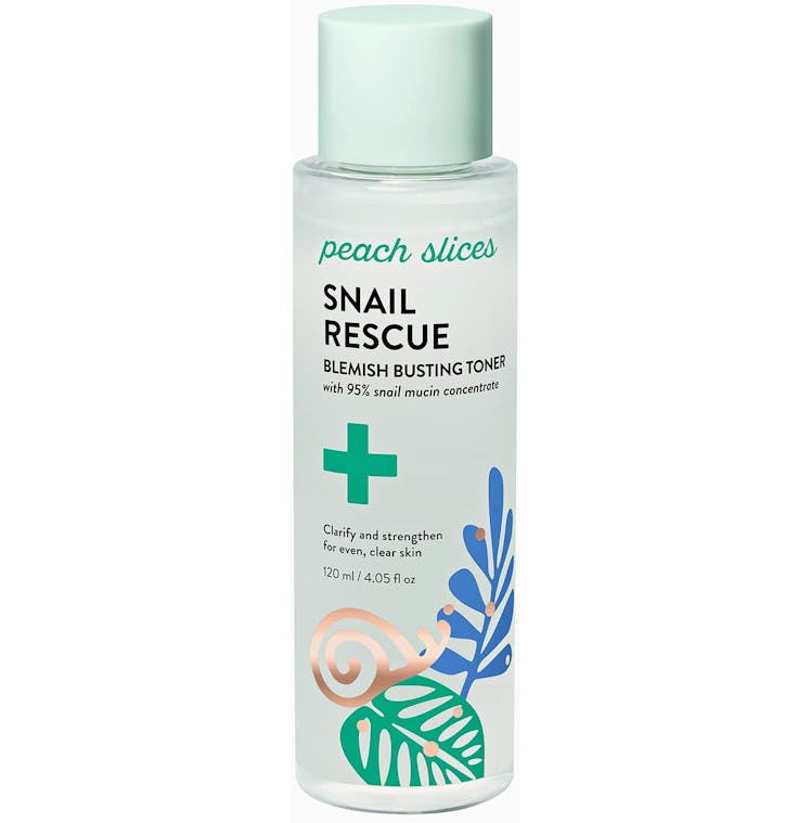 peach slices snail rescue blemish busting toner is the best peach slices toner product for acne pron...