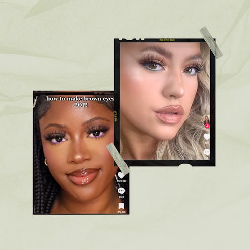 White eyeliner has been everywhere on TikTok, but the pastel eyeliner trend is coming in hot.