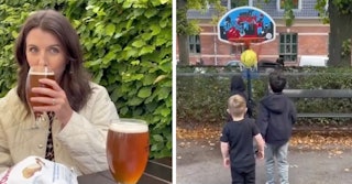 An American mom living in Denmark shared to social media the amazing amenities that come with the pa...