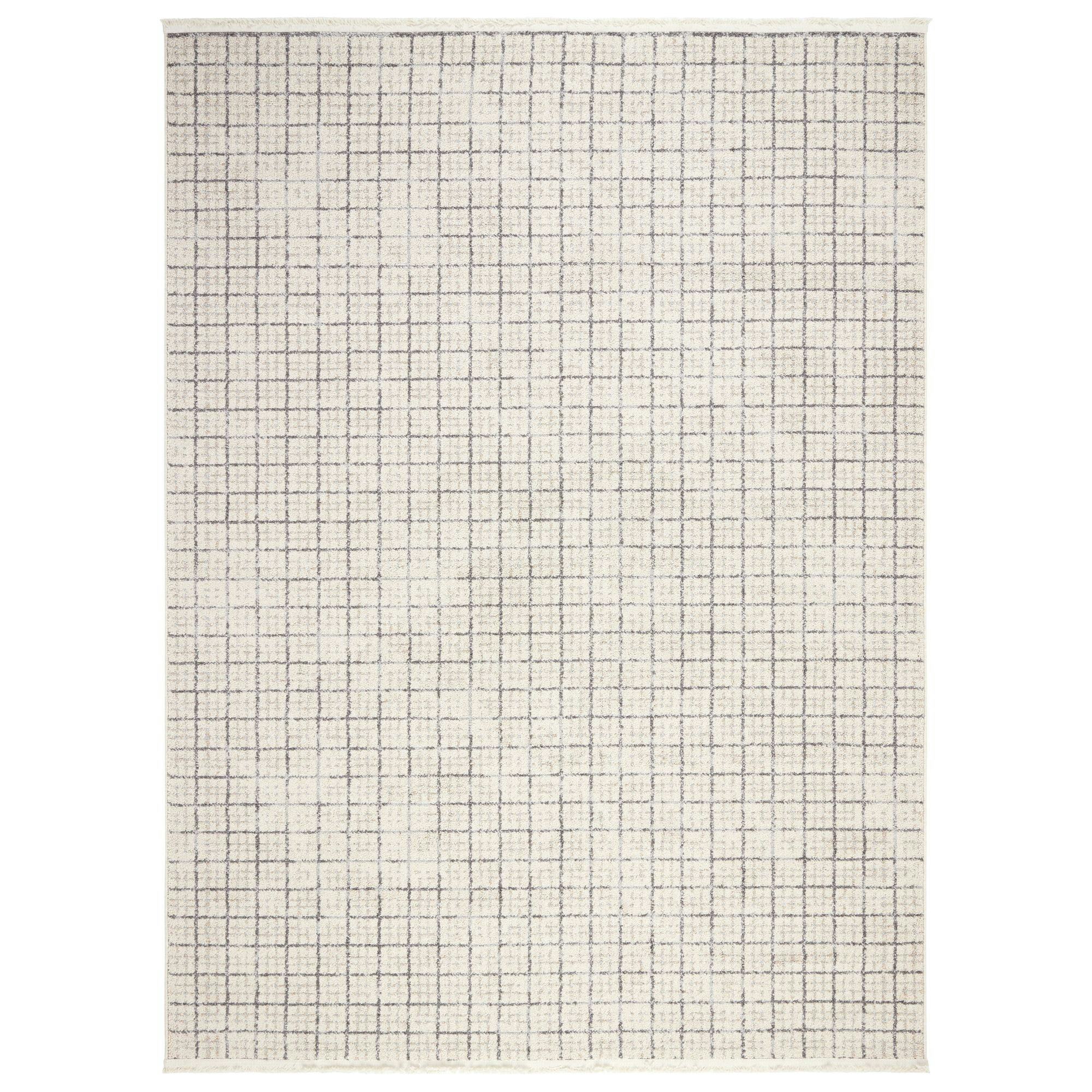 Squares with Fringe Area Rug