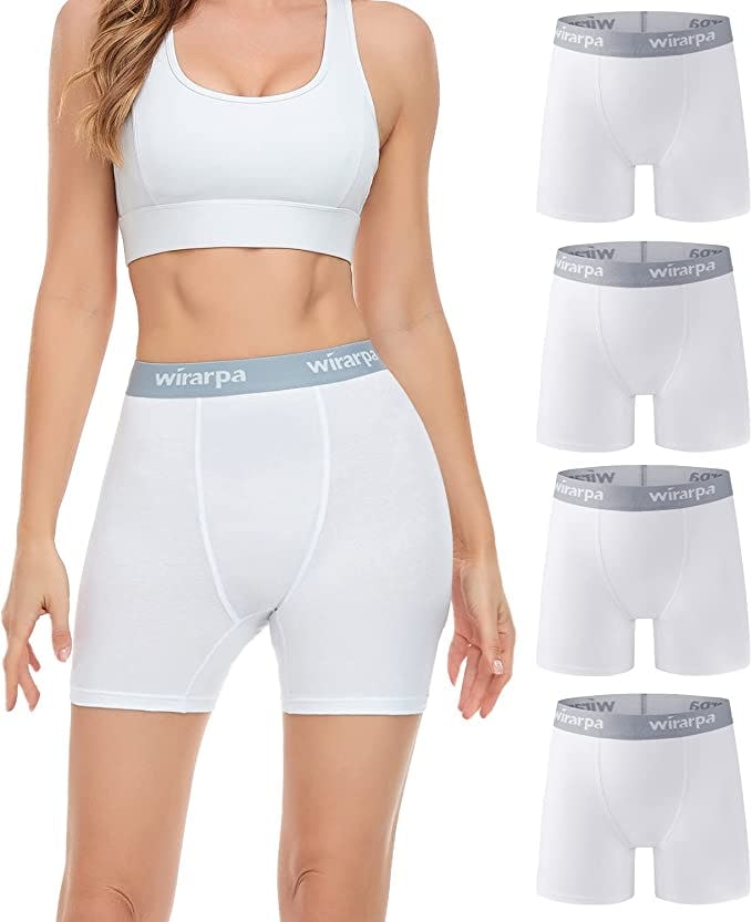 wirarpa Boxer Brief Cotton Underwear (4-Pack)