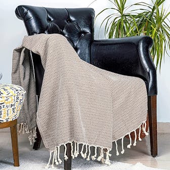 Peshtemania Luxury Boho Cotton Throw Blanket