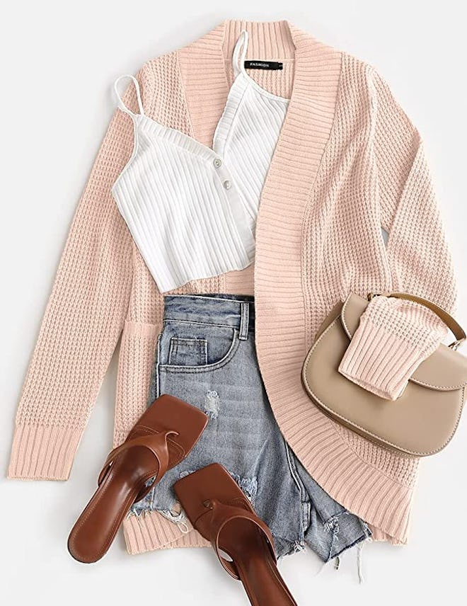 ZESICA Soft Knit Cardigan Sweater