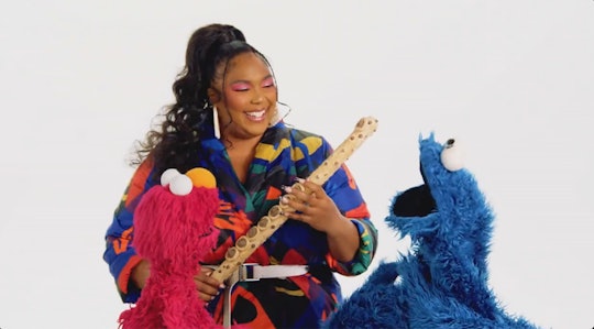 Lizzo played a cookie flute on 'Sesame Street.'