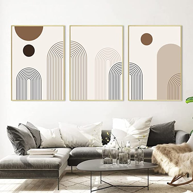 FSZSEES Abstract Boho Wall Art (Set of 3)