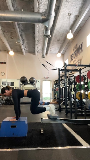 Olivia Rodriquez shares Pilates exercises to do at the gym without a Reformer. 