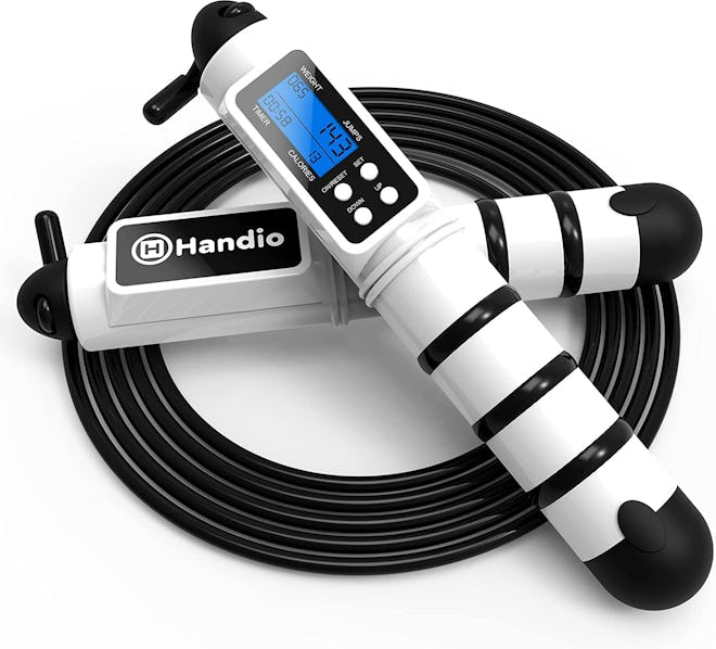 HANDIO Speed Digital Skipping Rope with Calorie Counter