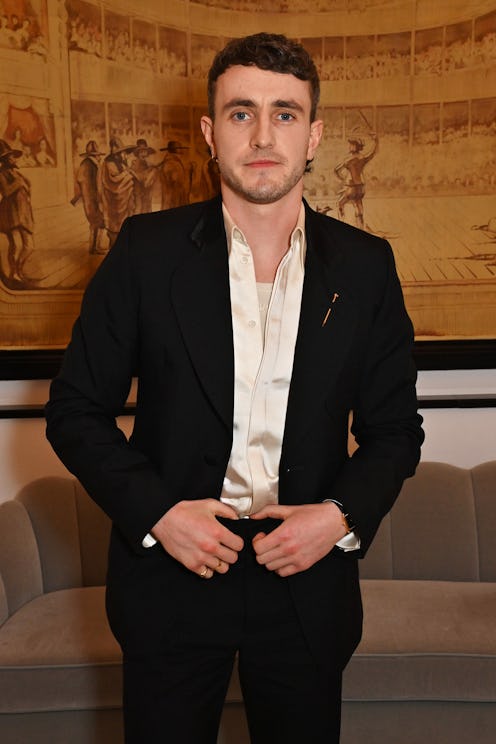 Paul Mescal attends The 95th Oscars Nominees Reception in London in Feb. 2023