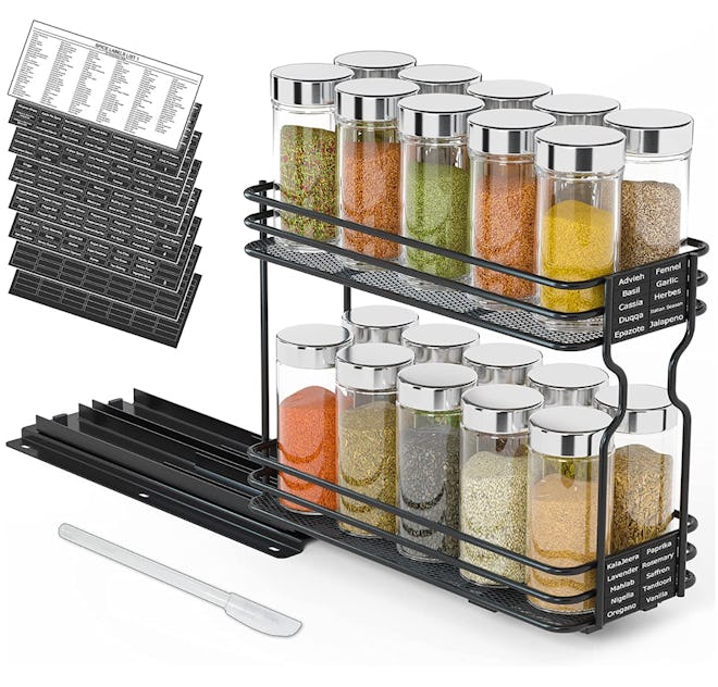 SpiceAid Pull Out Spice Rack Organizer