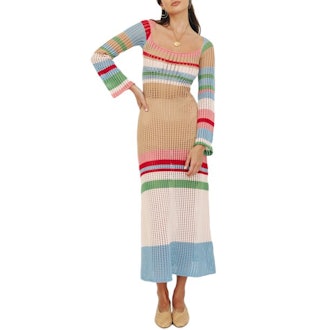 Knitted Crochet Dress