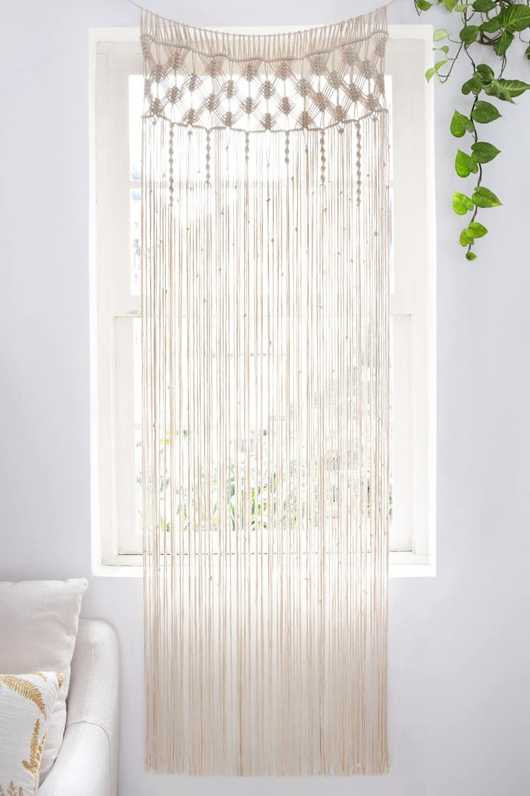 Mkono Macrame Curtain Wall Hanging