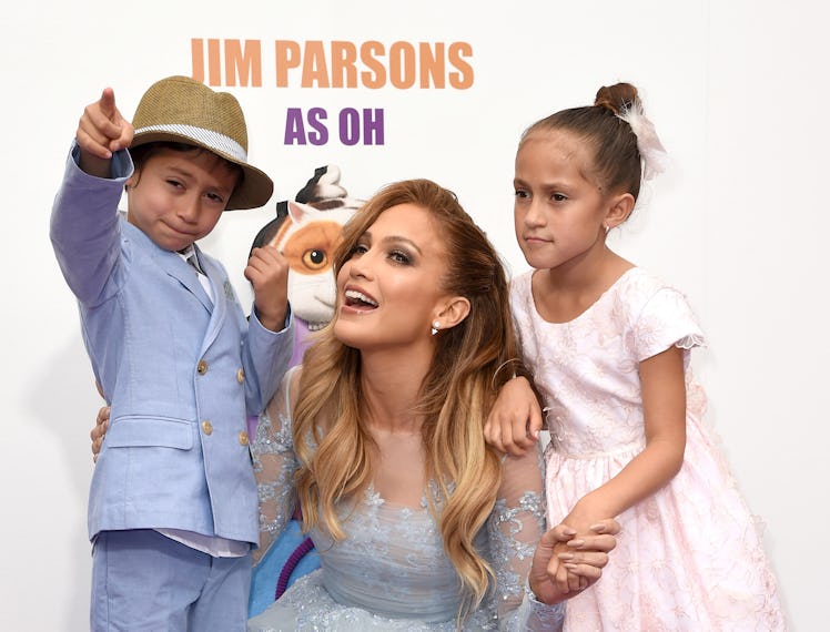 Jennifer Lopez with her twin kids, Max and Emme