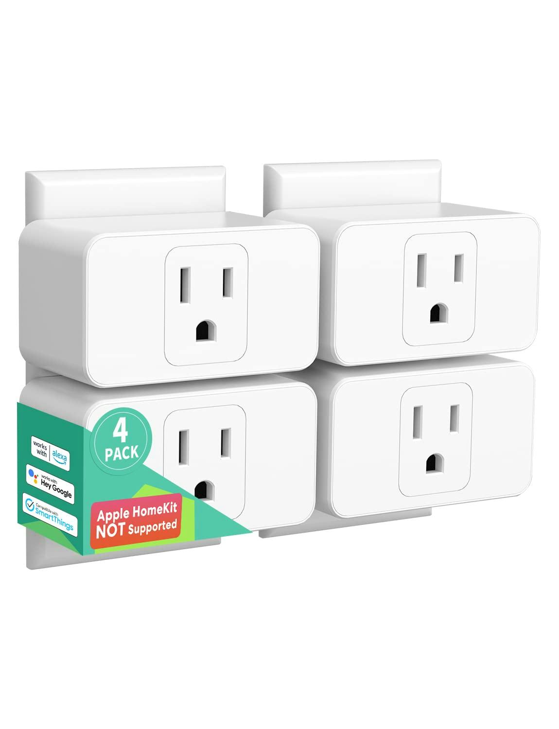Meross Wi-Fi Smart Plug (4-Pack)