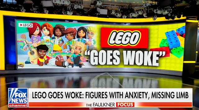 Fox News ranted about the new addition to Legos that include figures with physical and mental disabi...