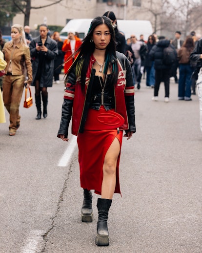 The Street Style At Milan Fashion Week Fall/Winter 2023 Is So Bold ...