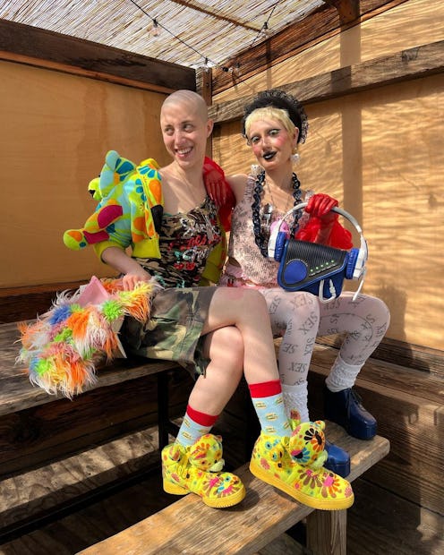 the weird girl trend — filled with over-the-top, kooky prints, silhouettes, and accessories — is qui...