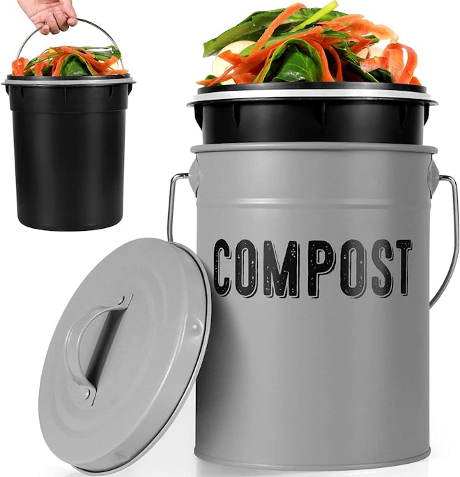 Durmmur Compost Bin Kitchen Counter