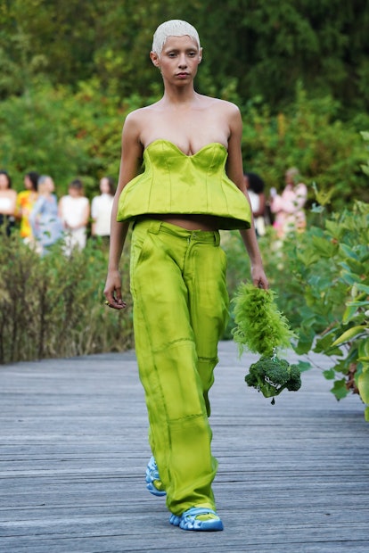 A model walks the runway during the Collina Strada Spring 2023 fashion show 
