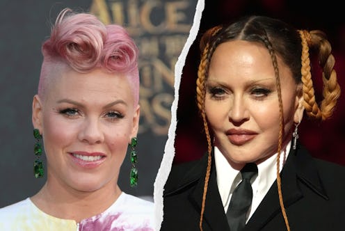Pink recalls awkward backstage incident with Madonna.