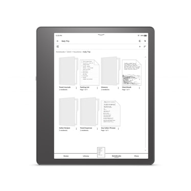 Subfolders on the Kindle Scribe.