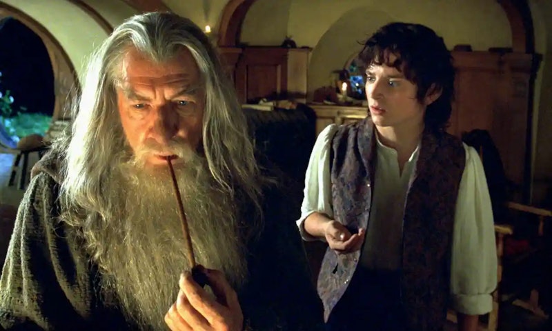 'The Lord Of The Rings' Ian McKellan and Elijah Wood