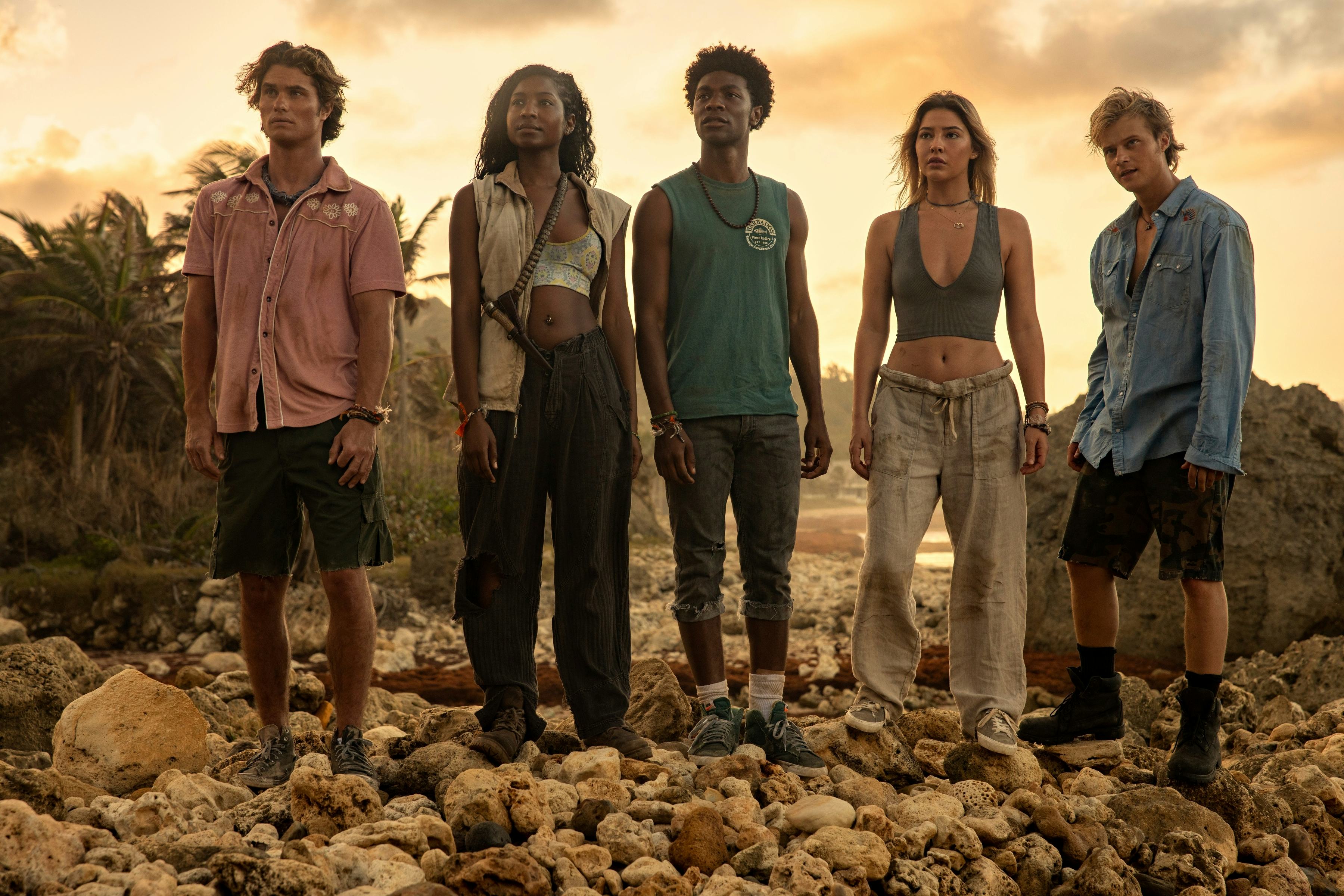 The cast of Outer Banks season 3.