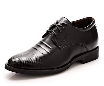Battle Men Faux Leather Elevator Shoes
